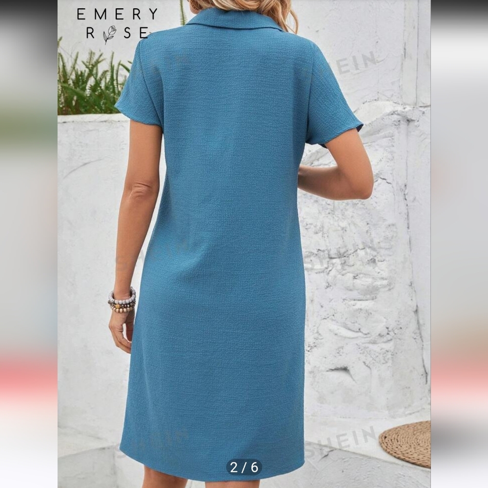 EMERY ROSE Women's L   Shirt Dress - Picture 2 of 13